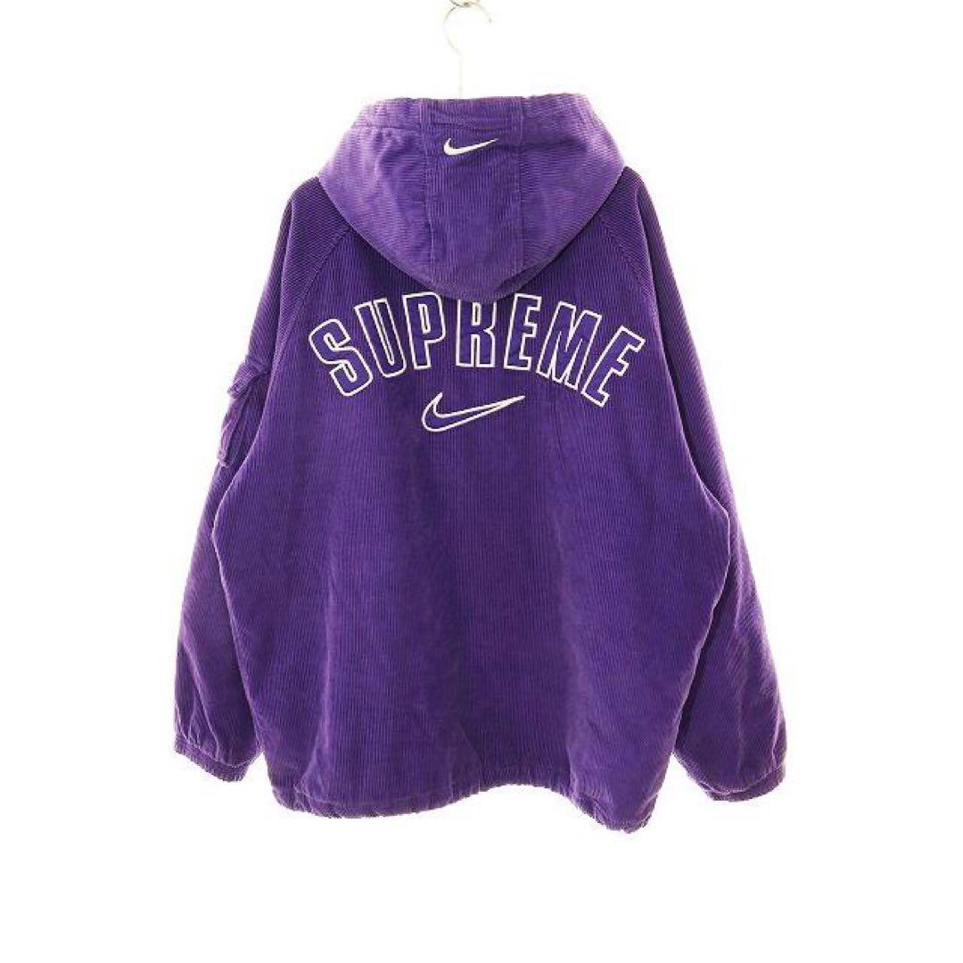 SUPREME × NIKE ARCCORDUROYHOODEDJACKETXL(LL)・SUPREME