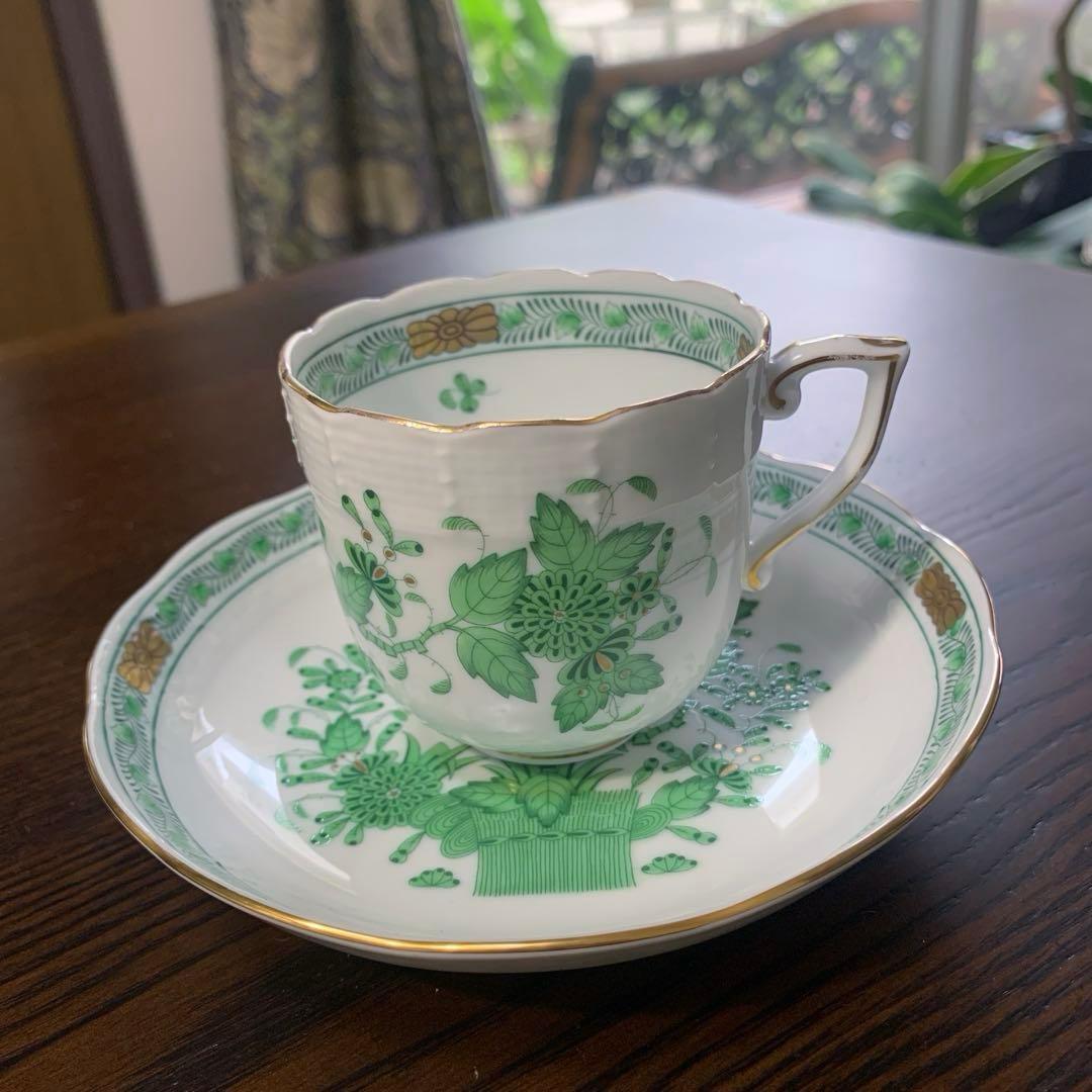 ヘレンド インドの華 ②コーヒーカップ＆ソーサー