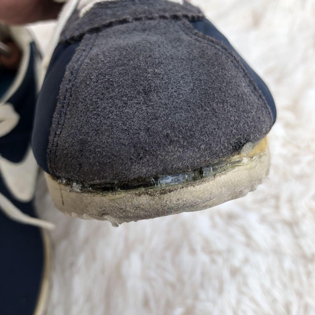 難ありNIKEナイキヴィンテージナイロンコルテッツネイビー317076-411