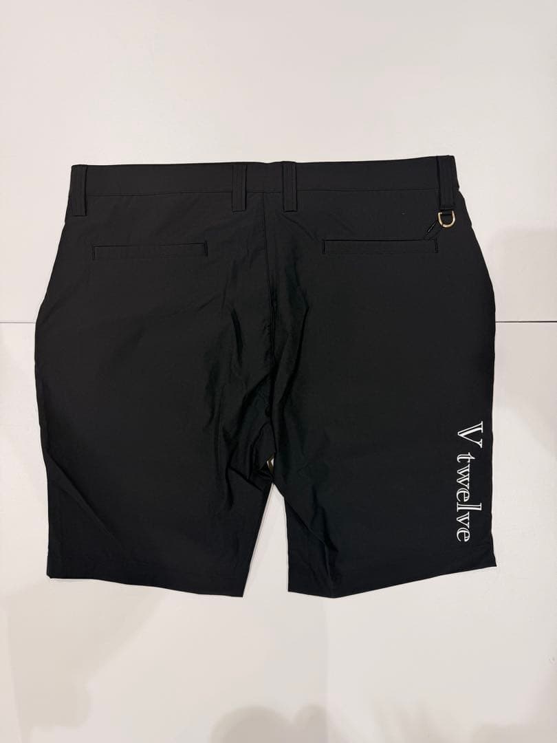 【新品】ヴィトゥエルヴ　メンズ　ゴルフ　半ズボン　黒　XXLサイズ