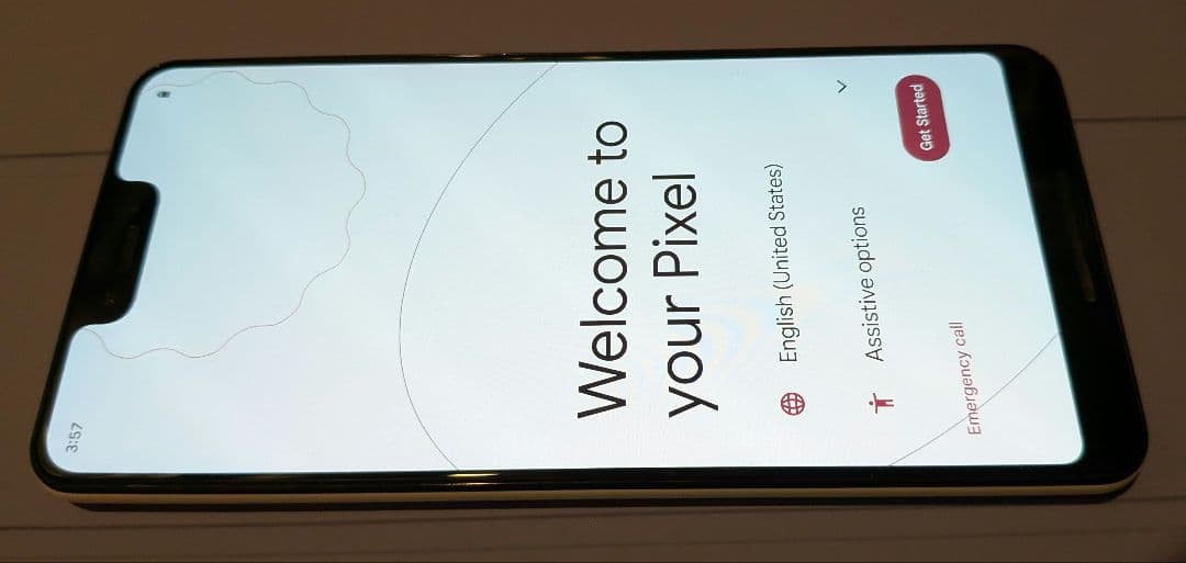 Pixel3XL クリアリーホワイト