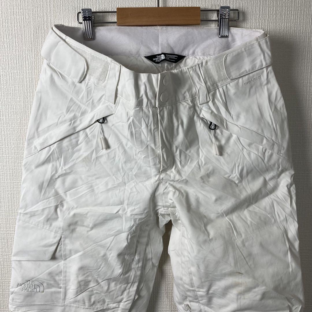 525 【THE NORTH FACE】DRYVent スキースノボーパンツ 白