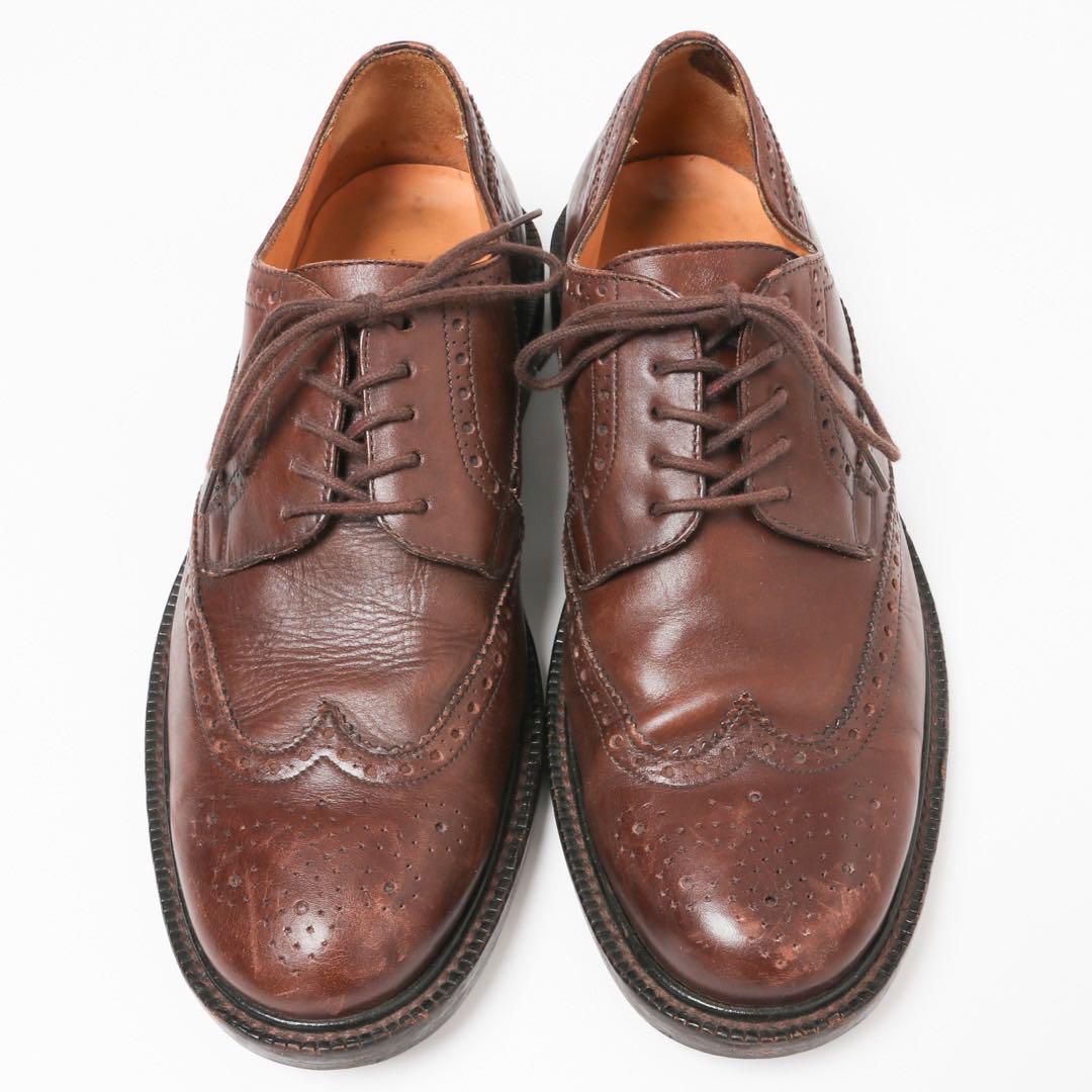 J .CREW ウイングチップレザーシューズ Made in ITALY