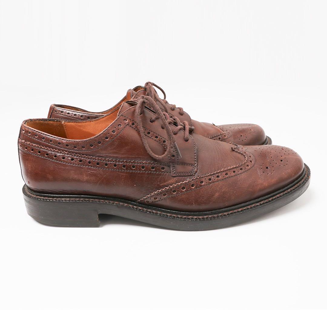 J .CREW ウイングチップレザーシューズ Made in ITALY
