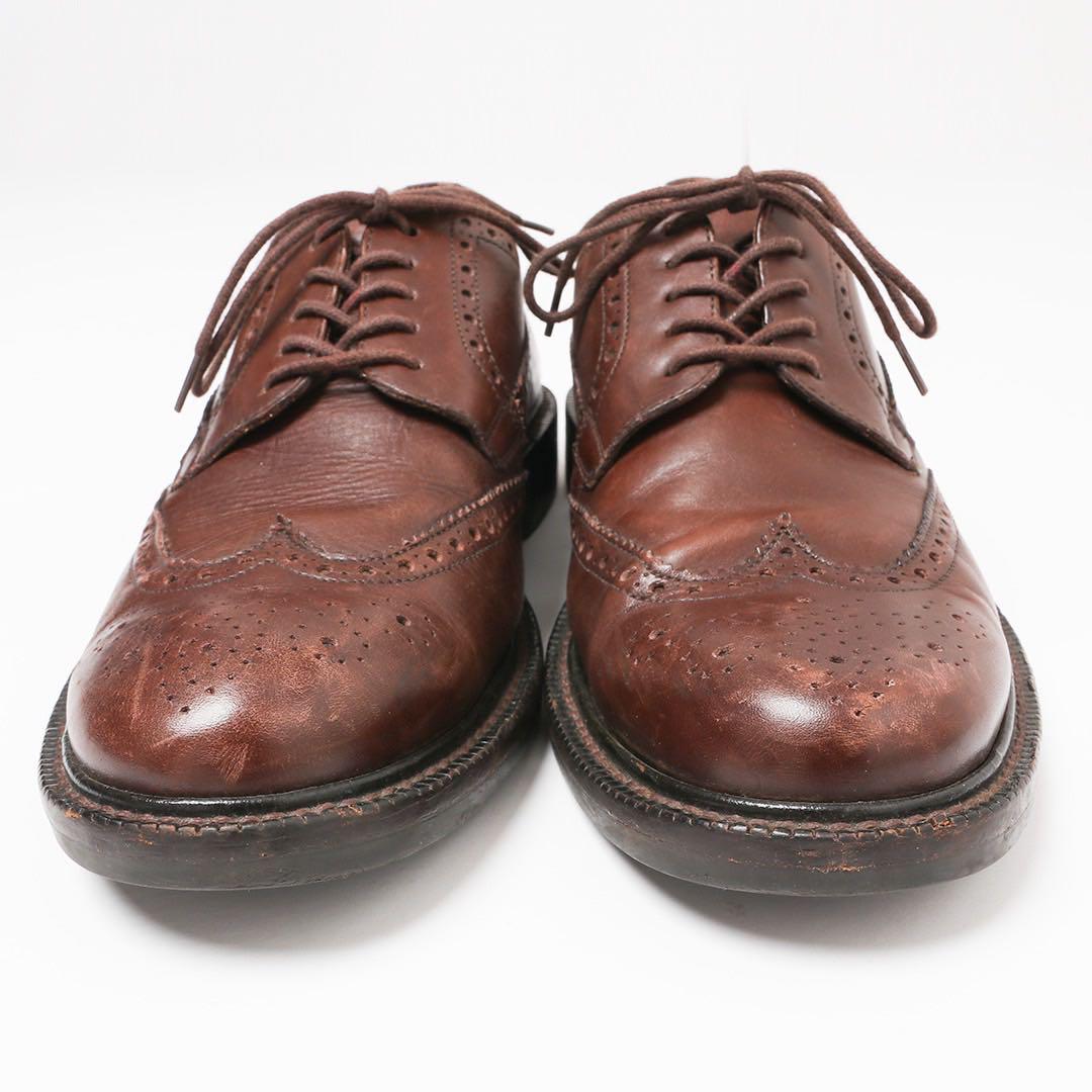 J .CREW ウイングチップレザーシューズ Made in ITALY