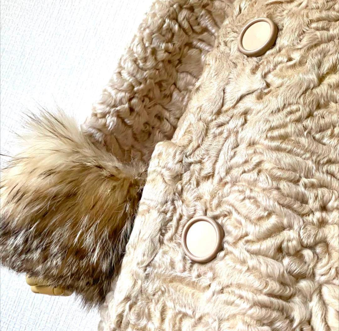 極美品　GIVENCHY　ロシアンブロードテール　毛皮　コート