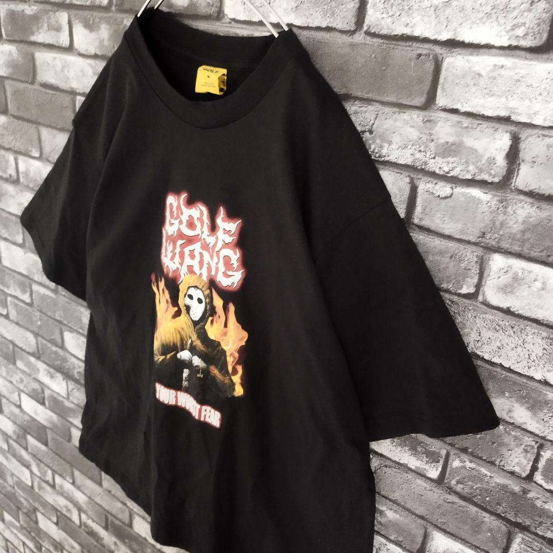 タイラーザクリエイター GOLFWANG ゴルフワン ラップ バンドTシャツ 黒