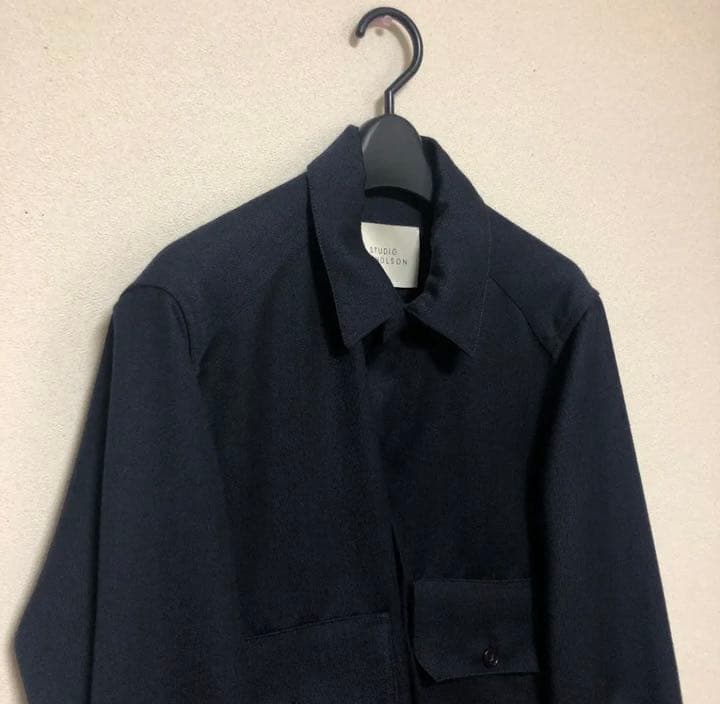 studio nicholson カーボンオーバーシャツ | deliciousfood.com.sa