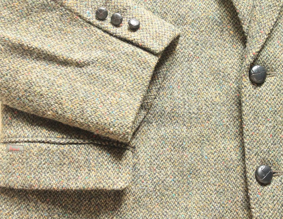 極美品.10）Papas×HARRIS TWEED パパス ハリスツイード