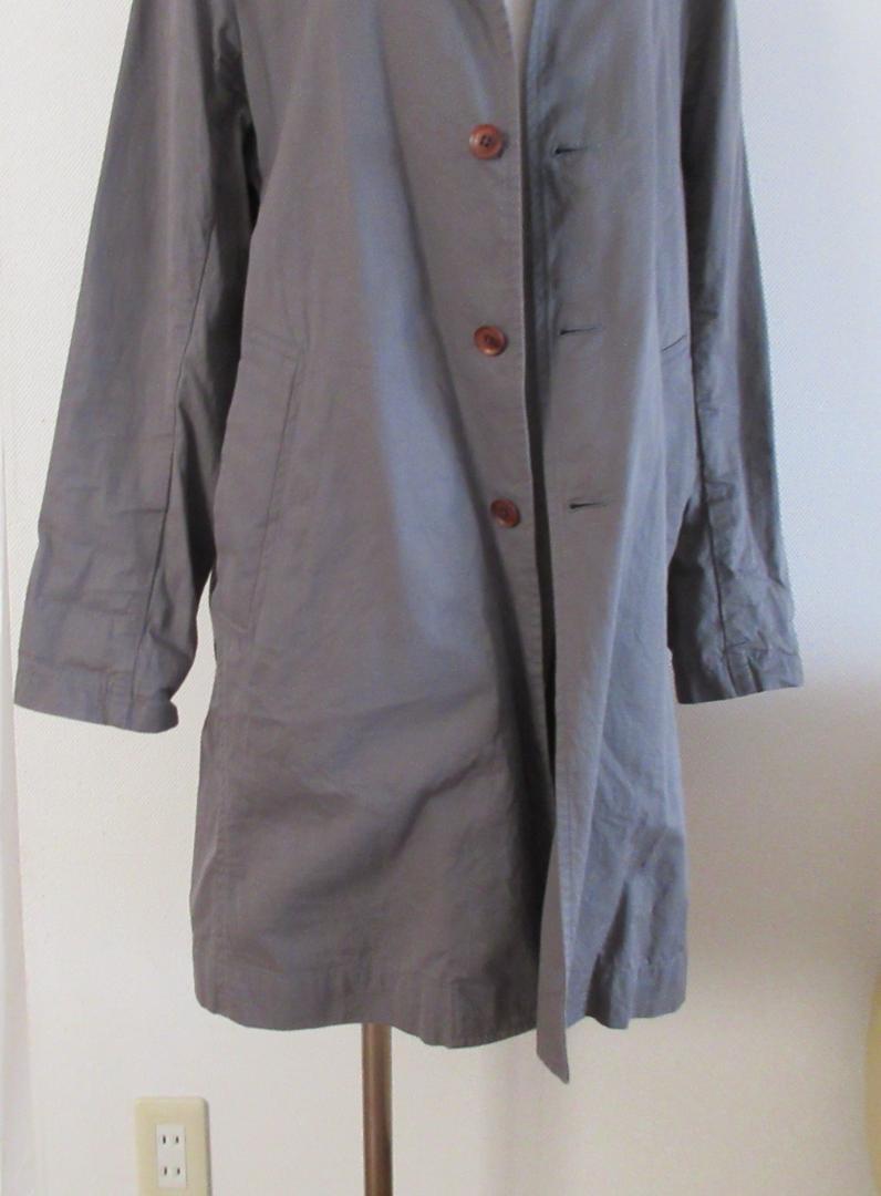 RINE　リネン　 ステンカラーコート グレー size 1