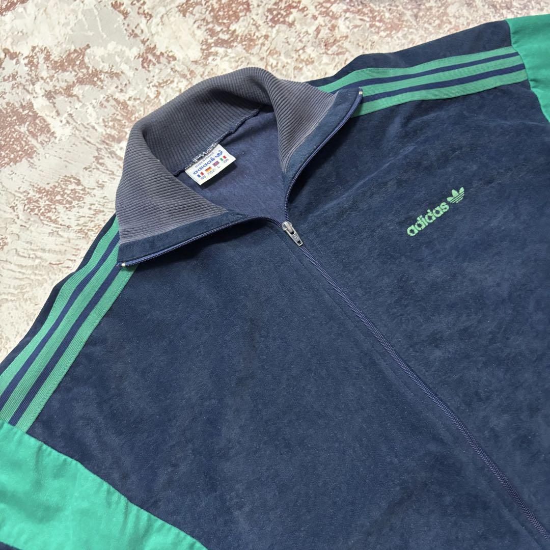 【極希少】80s FRANCE製 adidas アディダス トラックジャケット