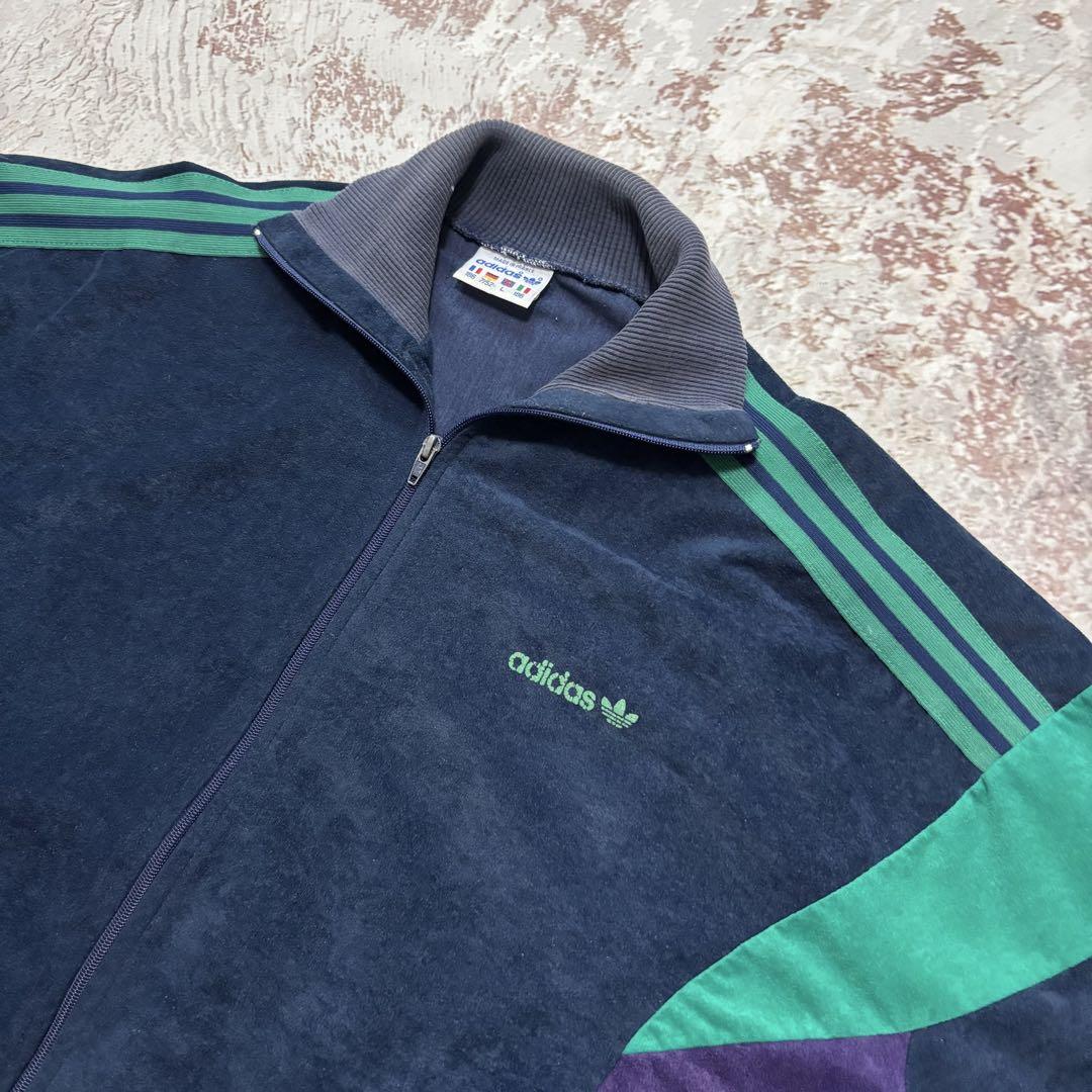 【極希少】80s FRANCE製 adidas アディダス トラックジャケット