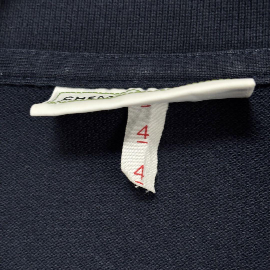 LACOSTE ラコステ ポロシャツ Tシャツ 4 LL相当 紺色ネイビー 鹿子