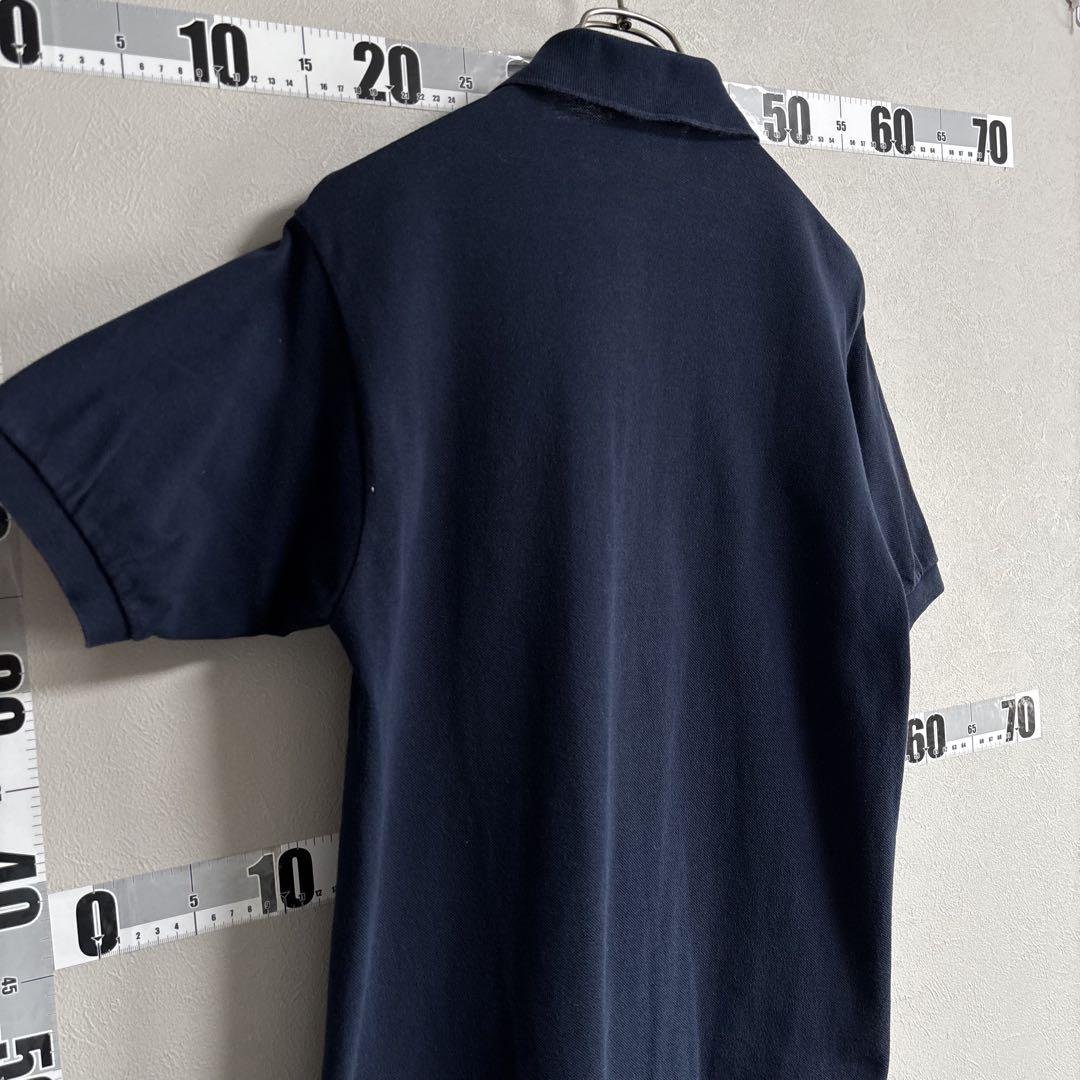 LACOSTE ラコステ ポロシャツ Tシャツ 4 LL相当 紺色ネイビー 鹿子