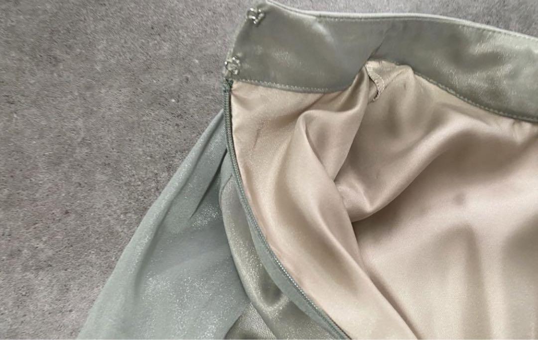 美品❤︎ etoll. レースビスチェ×ボトルネックプリーツ　結婚式　フォーマル