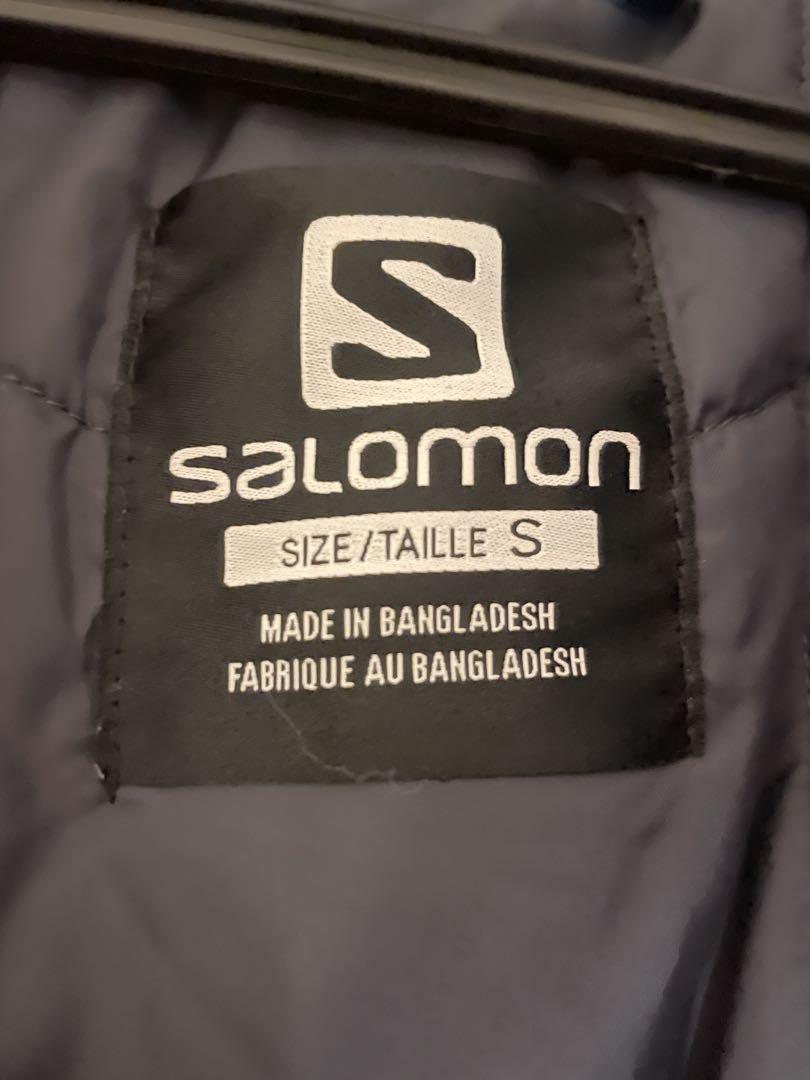 salomon スキーウェア　ジャケットインディゴブルー