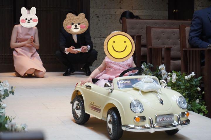 結婚式 リングーボーイ リングガール ラジコンカー