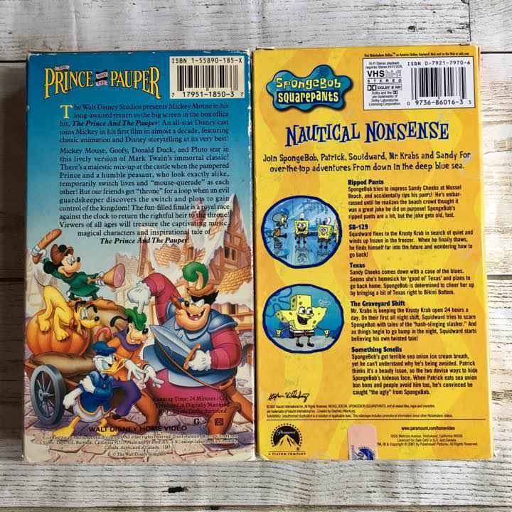 メルカリ 英語版 ミッキー スポンジボブ Vhs アニメ 980 中古や未使用のフリマ メルカリ 英語版 ミッキー スポンジボブ Vhs アニメ 980 中古や未使用のフリマ