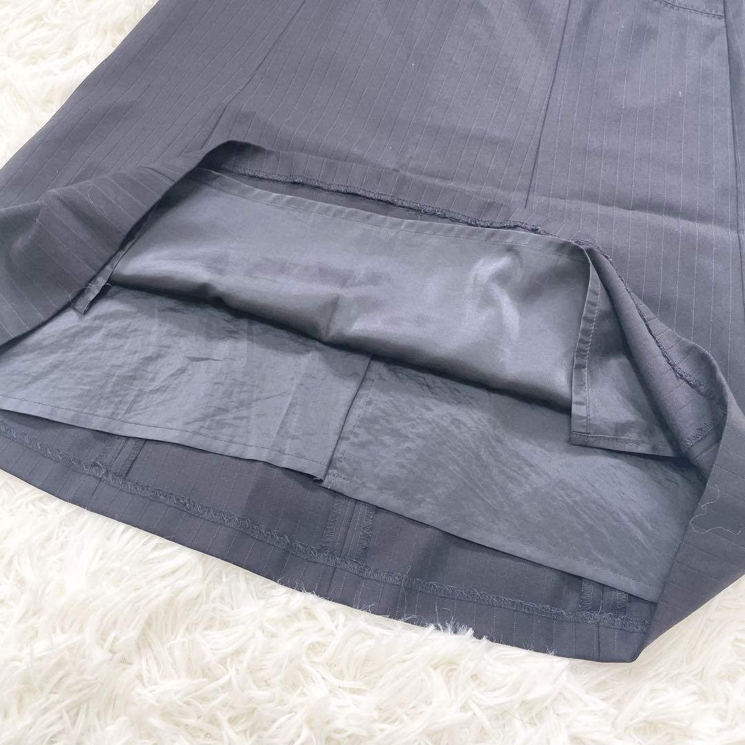 【美品】　ニジュウサンク　グレー ストライプ スーツ セット　38 40