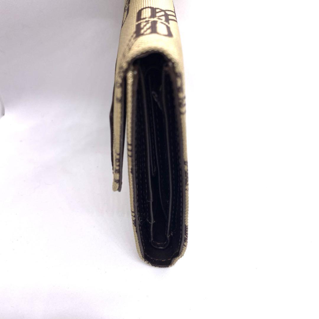 鑑定済み正規品 美品 三つ折り財布 BALENCIAGA ブラウン バレンシアガ