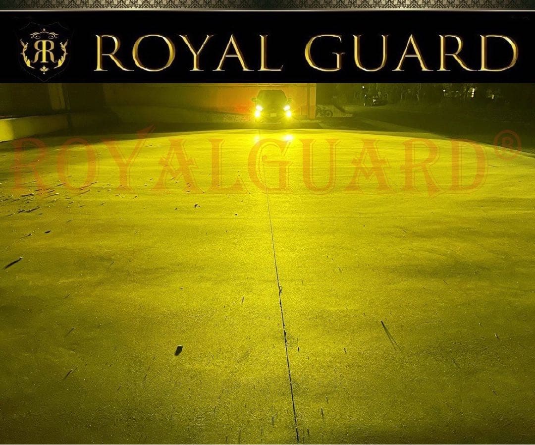 光量世界一ロイヤルガードオメガ LEDフォグ イエロー H8 H11 H16