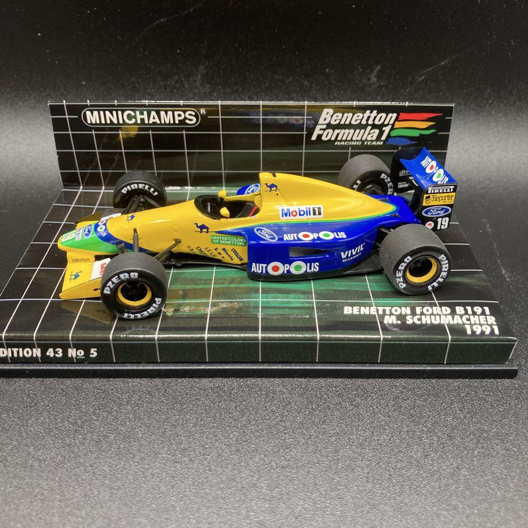 ミニチャンプス 1/43ベネトンフォード B191 Mシューマッハ