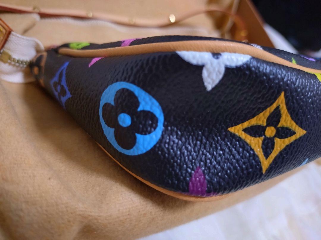 LOUIS VUITTON★モノグラムマルチカラーアクセサリーポーチ黒★未使用品