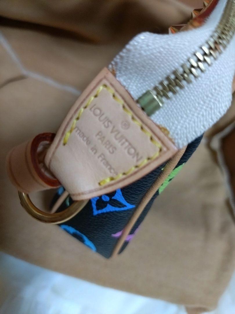 LOUIS VUITTON★モノグラムマルチカラーアクセサリーポーチ黒★未使用品