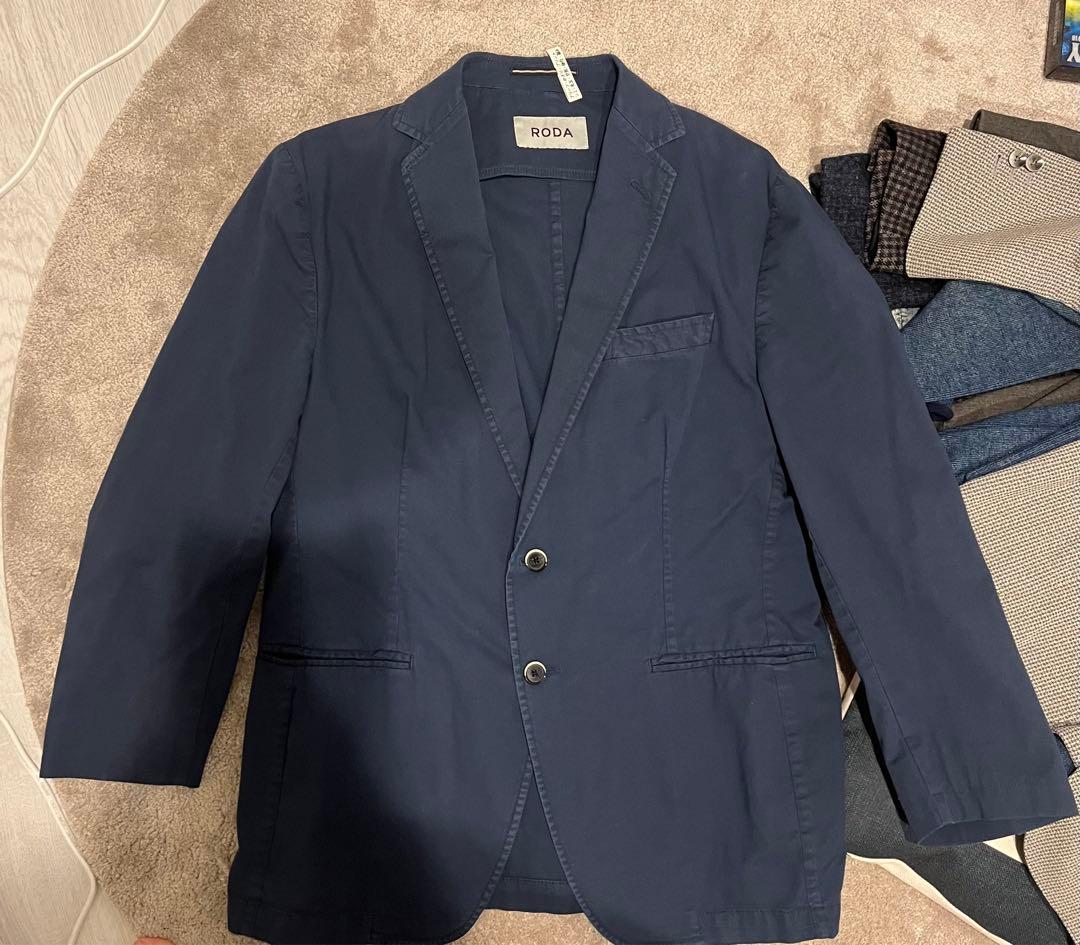 RODA コットンジャケット 紺 ネイビー