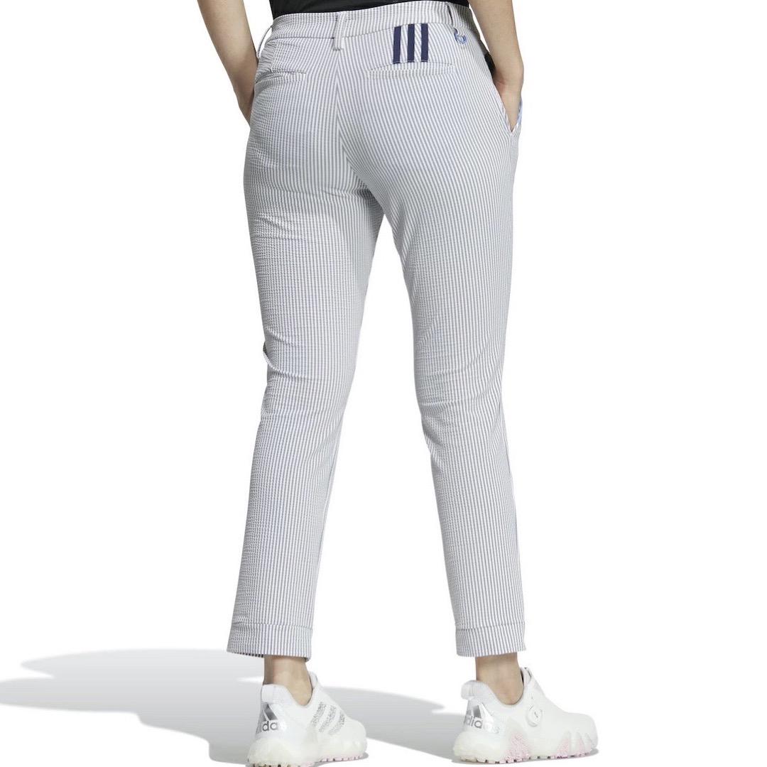 【XL】春夏 アディダス ゴルフ STRETCH シアサッカー アンクルパンツ