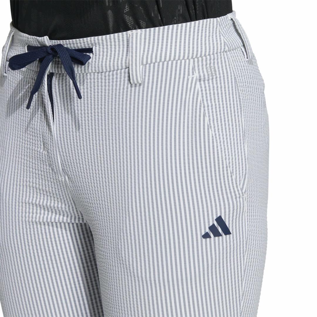 【XL】春夏 アディダス ゴルフ STRETCH シアサッカー アンクルパンツ