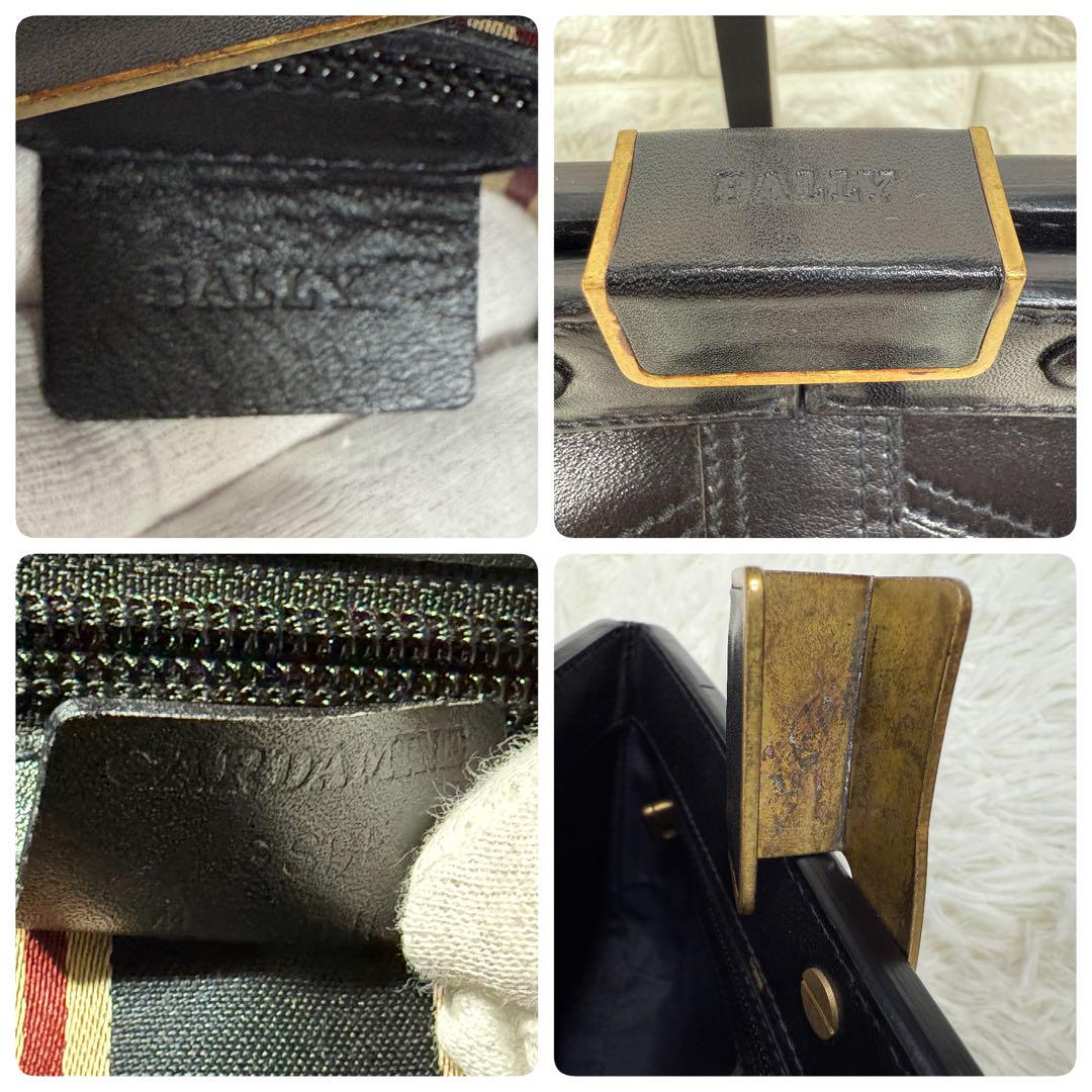 日本未発売 美品 BALLY バックル レザー 2way トレスポ