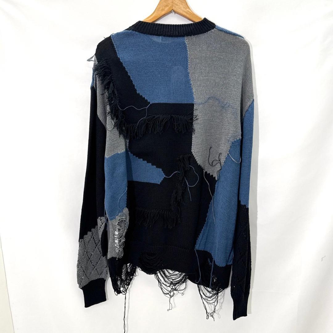 新品 meagratia Frayed knit P/O / フレイド ニット