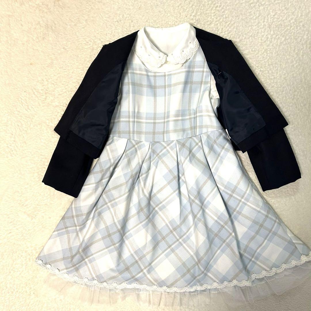 美品】ヒロミチナカノ フォーマル ４点セット ジャケット ワンピース 130 - メルカリ
