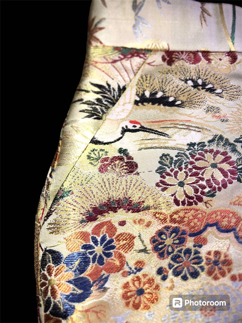 kimono upcycle 着物リメイク　着物帯　ミニスカート
