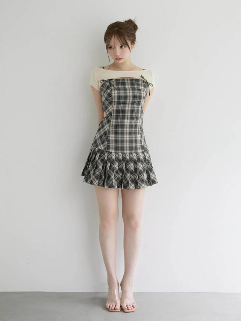 Karen check mini dress Sサイズ