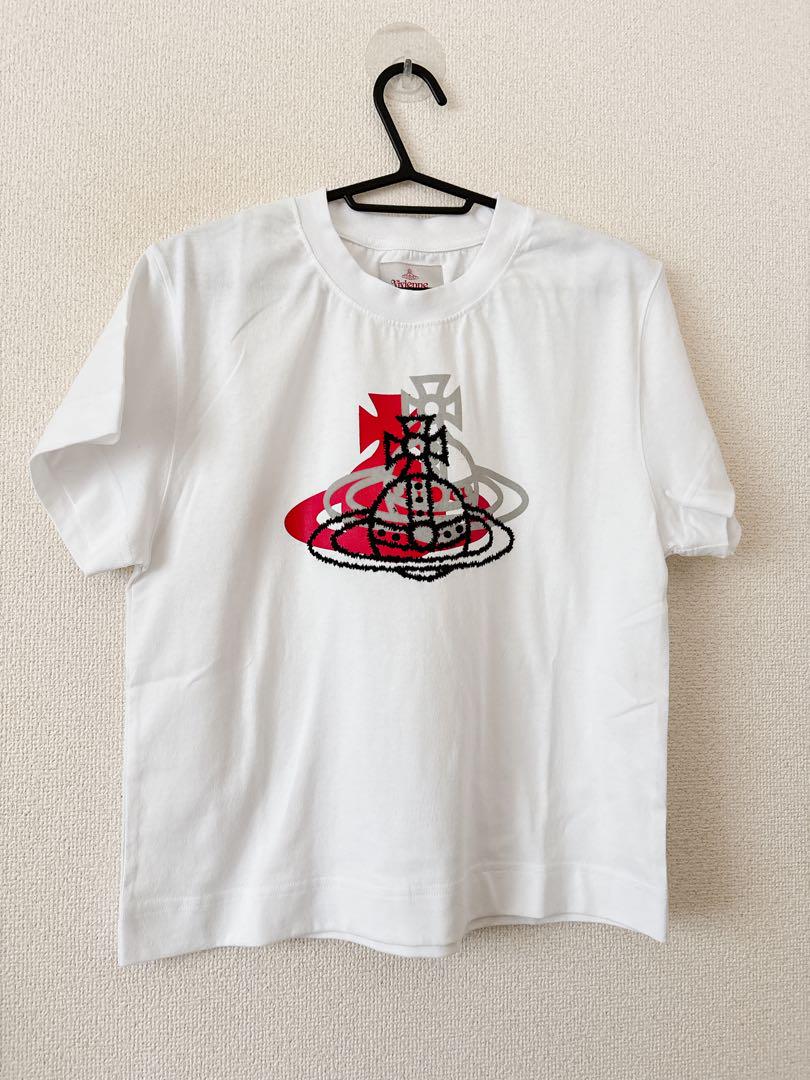 vivienne westwood オーバーサイズ タバコ Tシャツ 男女兼用 Tシャツ カットソー 7分袖 オーバーサイズ うさぎ プリント