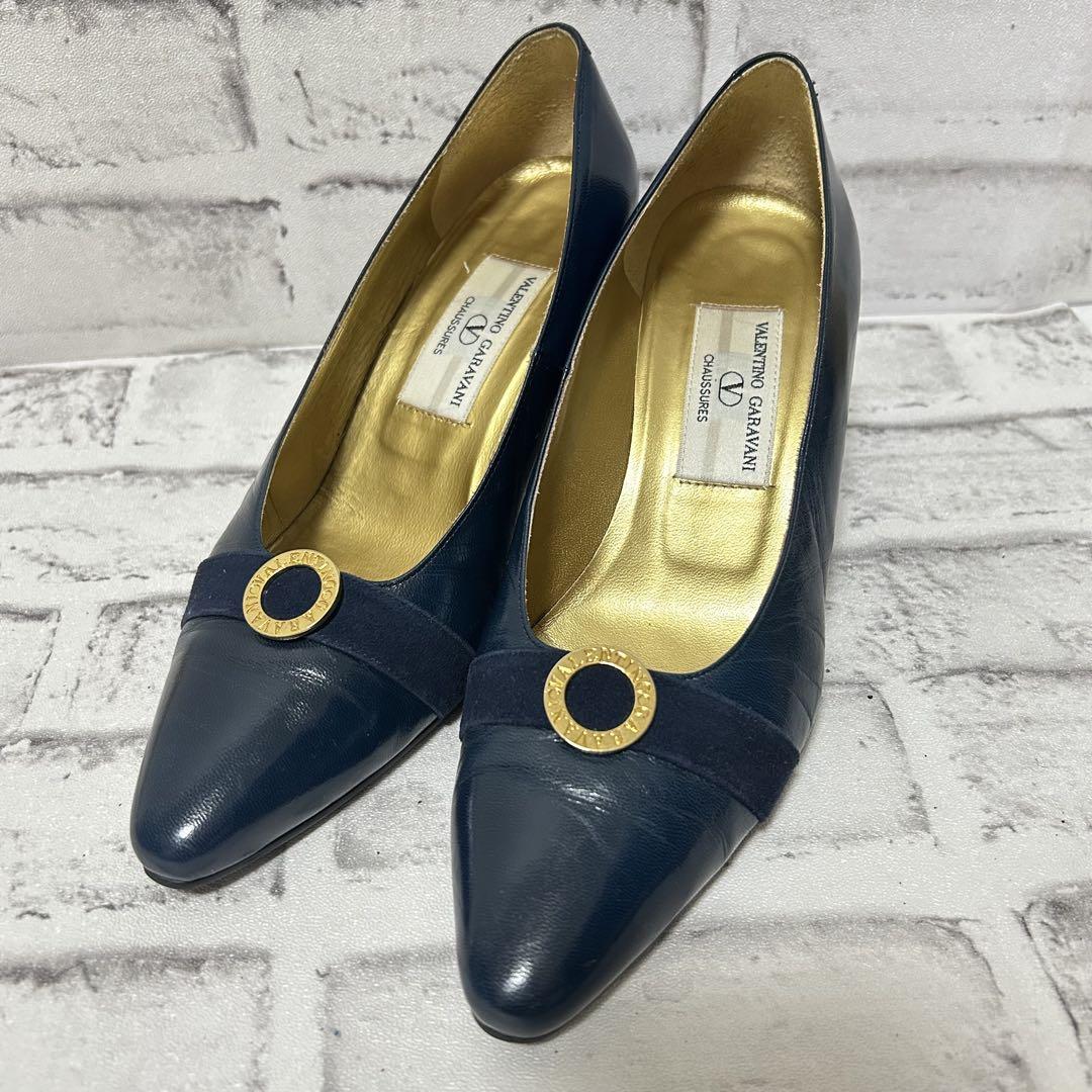 【Valentino Garavani】 VLogo Locketteレザーパンプス 美品✨】valentino garavani パンプス レザー バックル - メルカリ