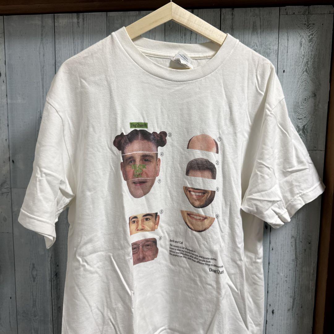 beck and call Drag Queen 顔プリント Tシャツ Lサイズ - メルカリ
