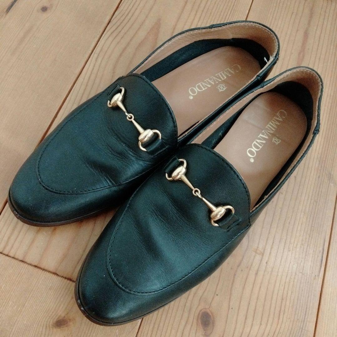CAMINANDO カミナンド ローファー パンプス   レザー ホースビット CAMINANDO カミナンド ローファー パンプス レザー ホースビット