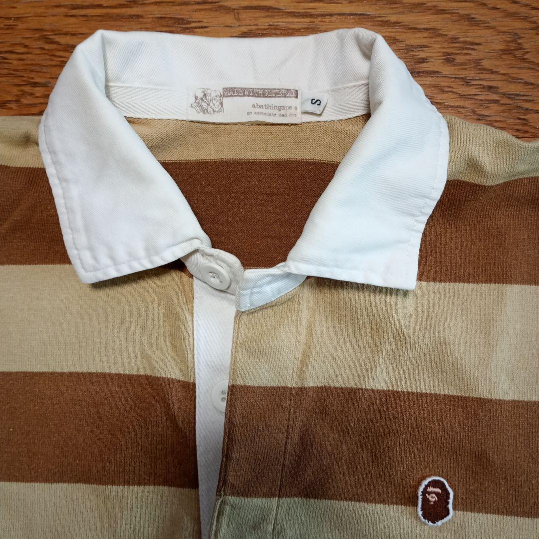 A Bathing Ape ストライプ ラガーシャツ S - メルカリ