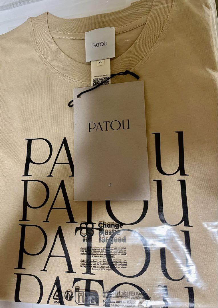 [新品未使用タグ付き]PATOU♡オーガニックコットンパトゥーTシャツ　ベージュ