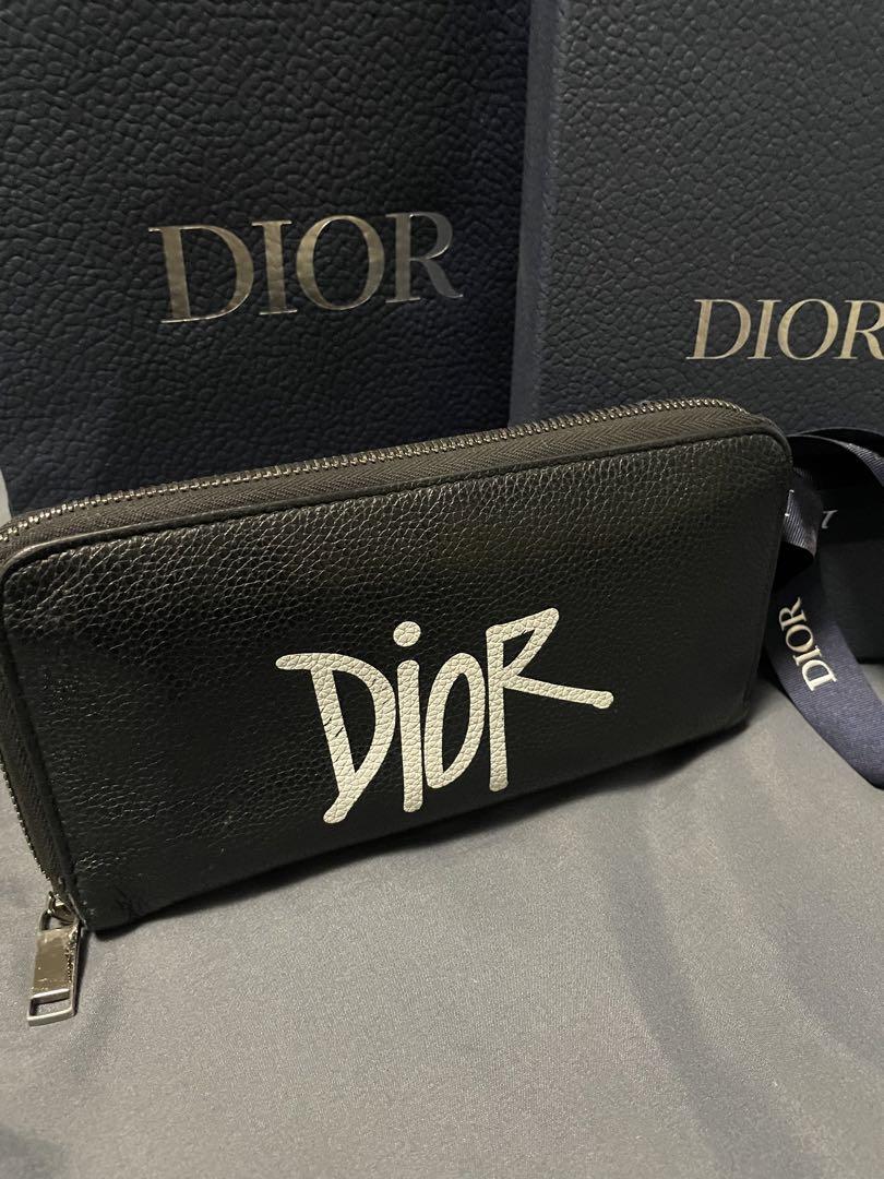 Dior×Shawn Stussy ラウンドジップウォレット　最終値下げ