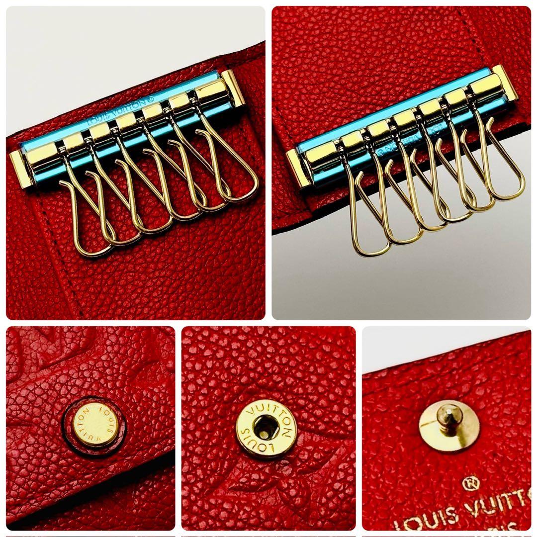 ルイヴィトン　キーケース　6連　アンプラント　赤　レッド　箱付き mdprevattcaulkingandwaterproofing.com