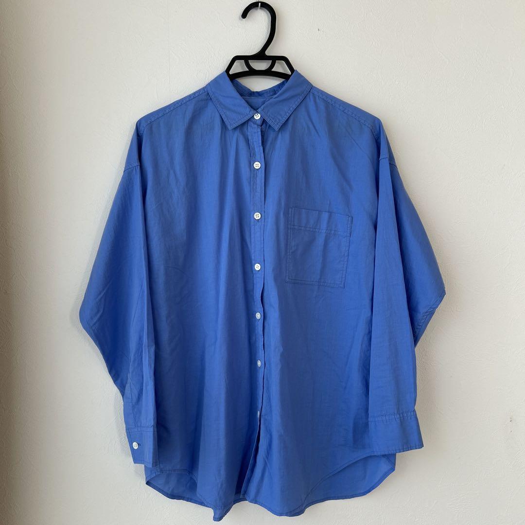 JOURNAL STANDARD relume オーバーサイズシャツ ブルー