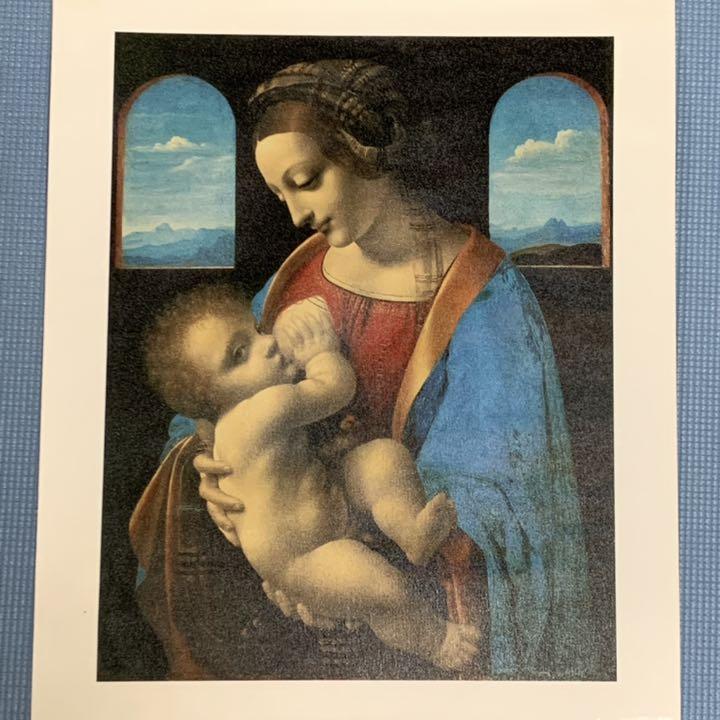 1050円 国内外の人気が集結 レオナルドダヴィンチ リッタの聖母 キャンバス画 エルミタージュ美術館