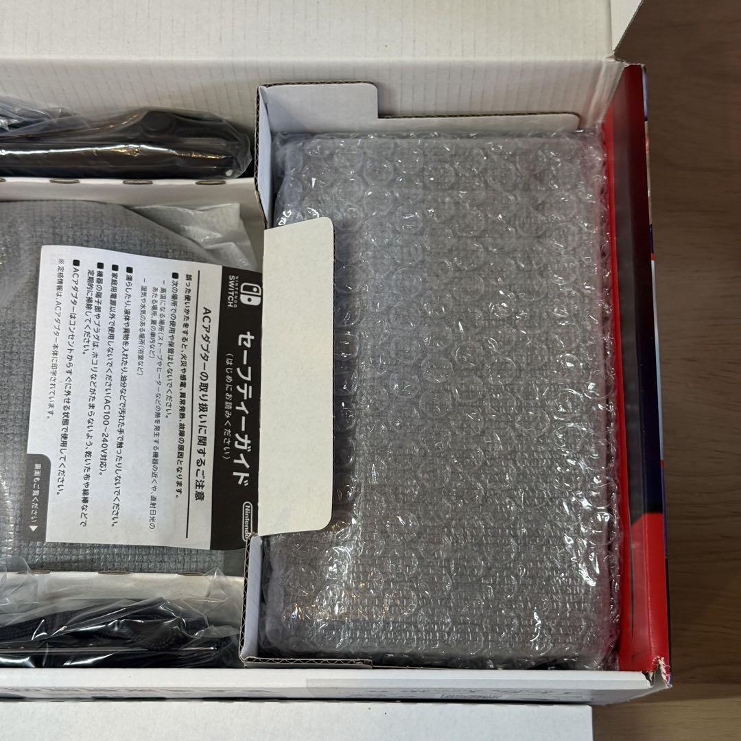 美品】Switch 本体 バッテリー強化版 グレー 箱付き