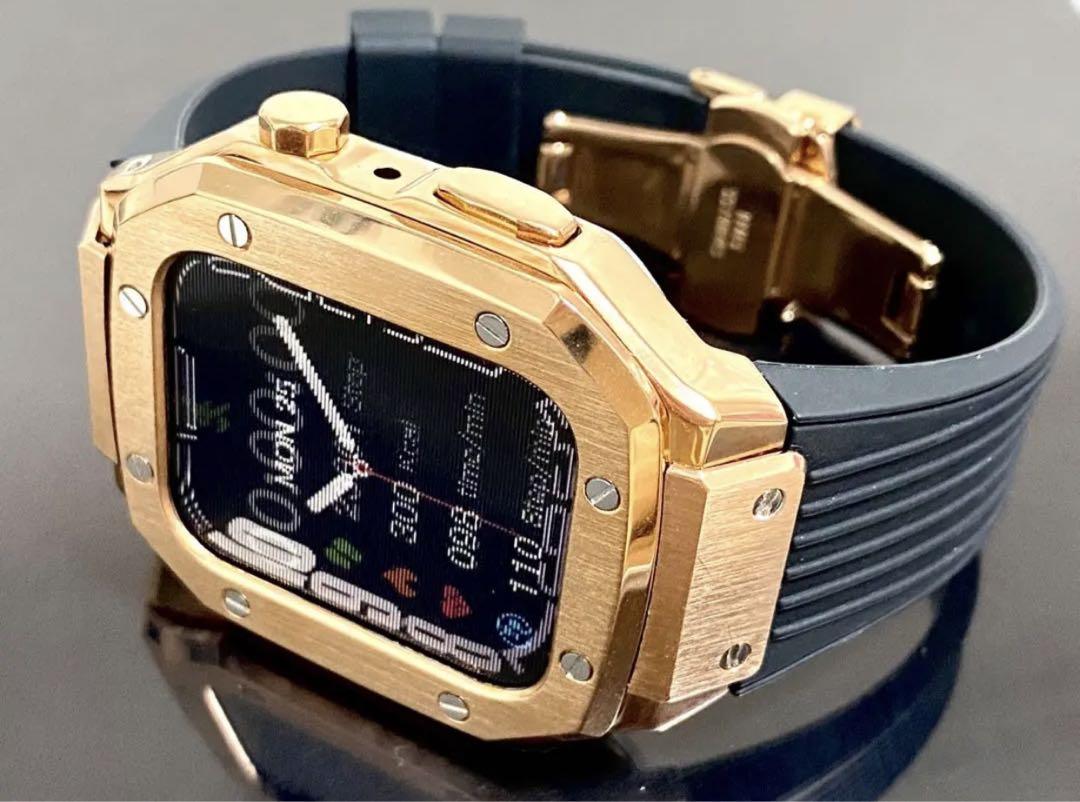 251@Apple Watchカバーケースアップルウォッチラバーバンドベルト