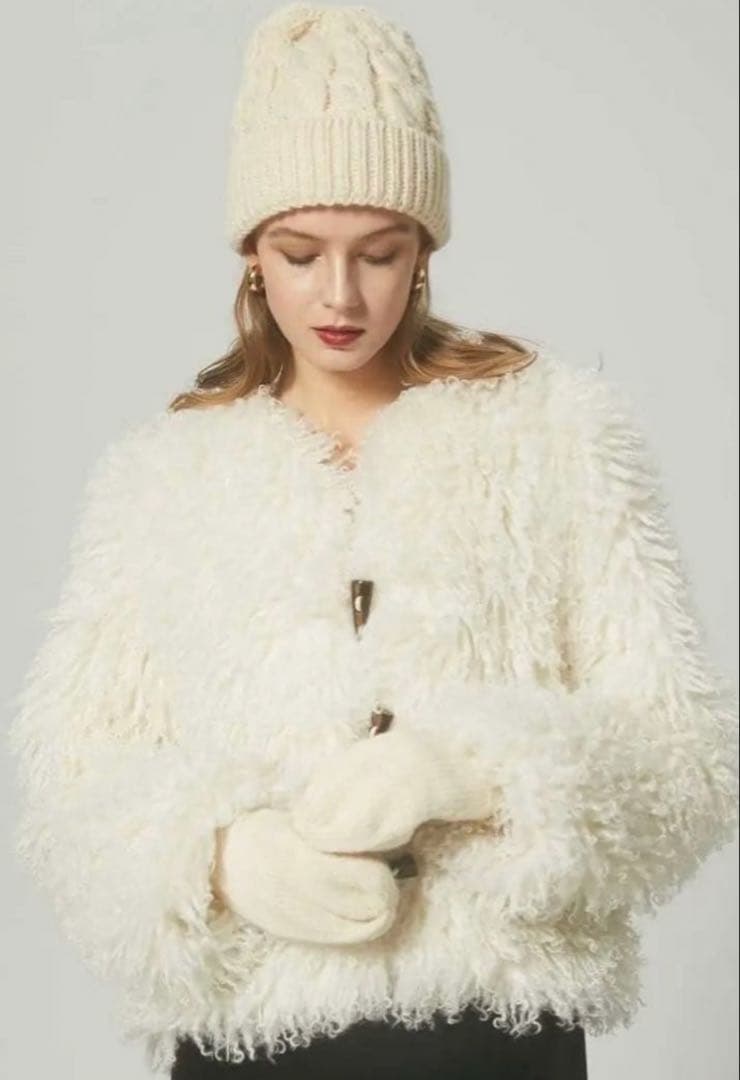 THE TOE 　プードルファーコート　サイズＳ