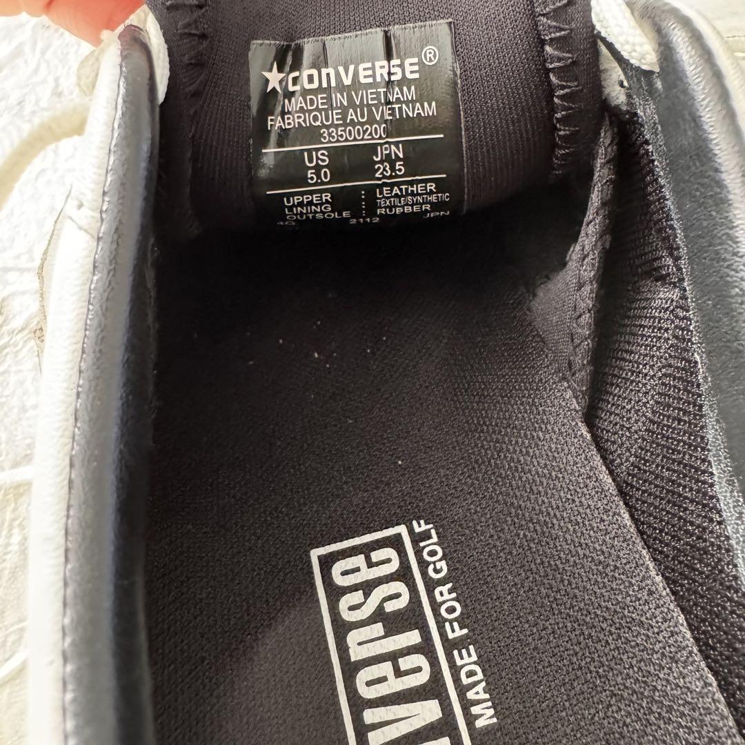 ○着用5回以下○ converse ゴルフスパイク サイズ23.5 - メルカリ